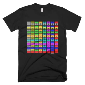 64 symbols colour square Tee