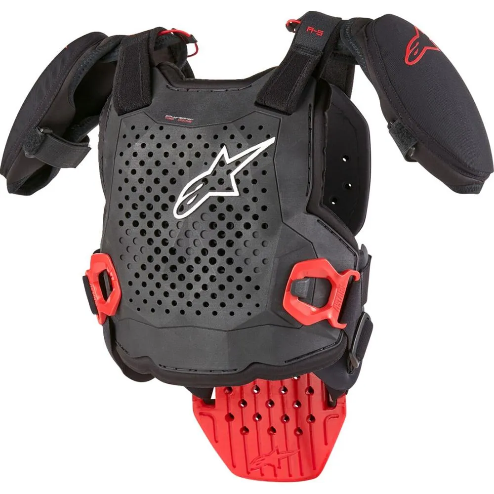 Alpinestars A5-S V2 Youth Chest Guard Black / White / Red