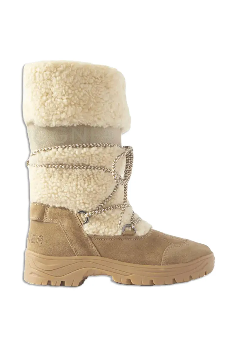 Alta Badia 2 B Shearling and Suede Snow Boots