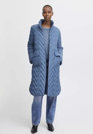 Amaxa Long Sleeve Coat - Blue Horizon