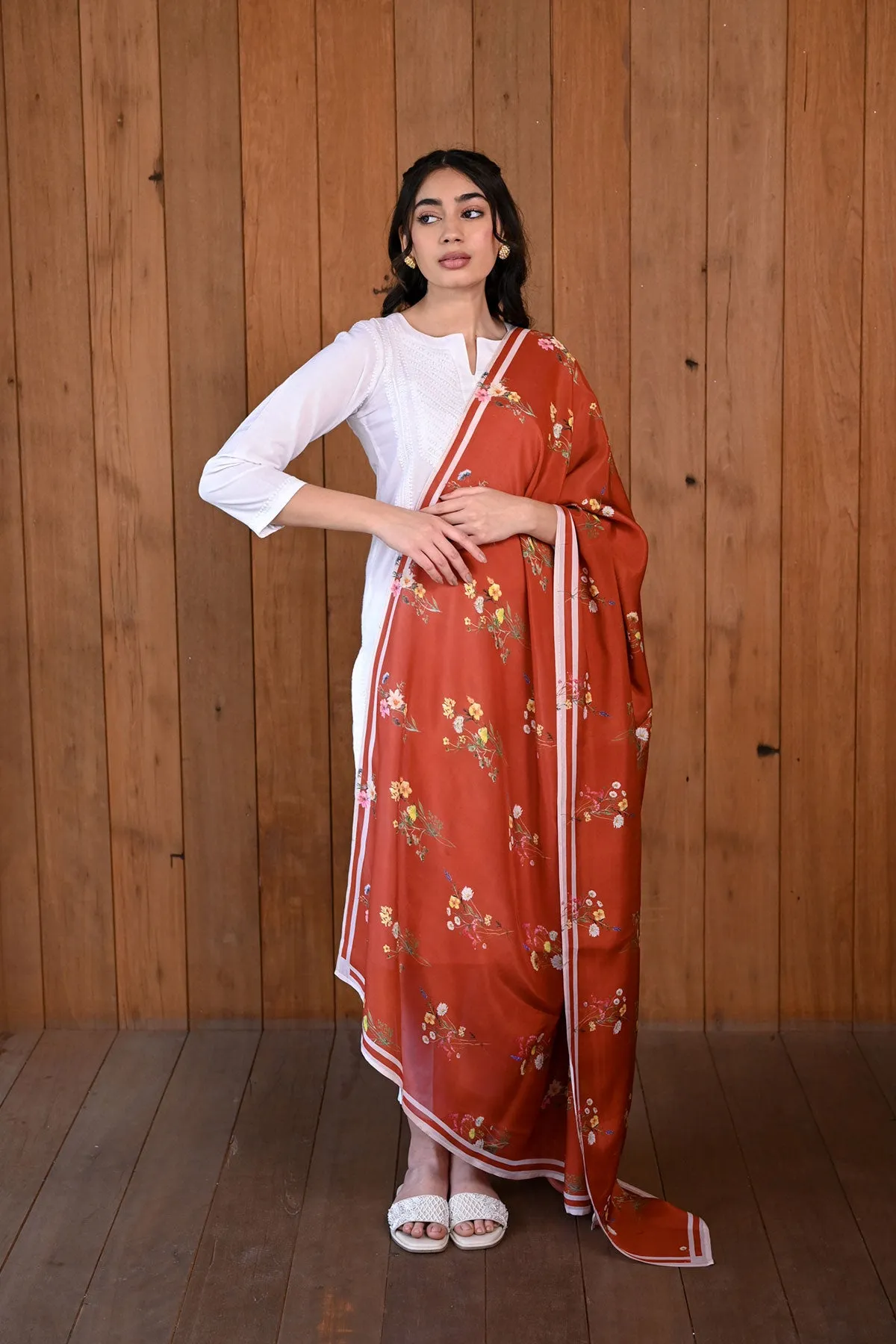 Amber - Silk Dupatta