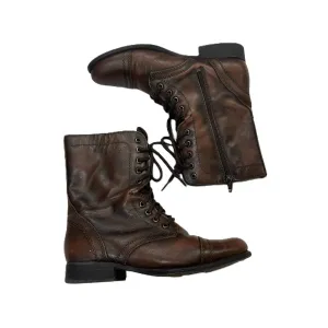 Boots Combat By Steve Madden In Brown, Size: 9.5