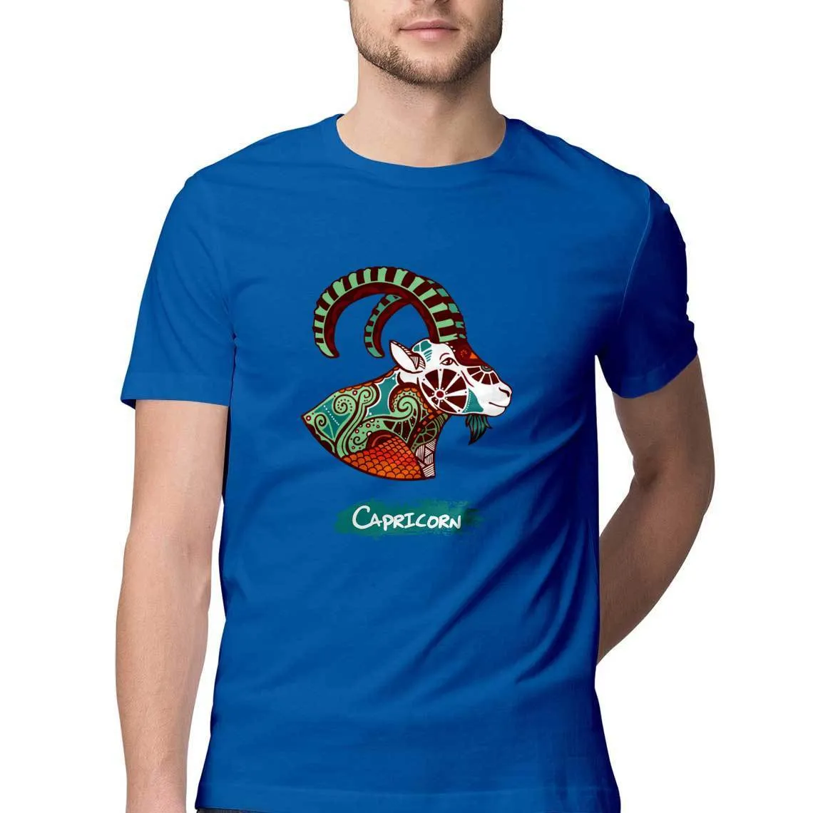 Capricorn round Neck T-Shirts