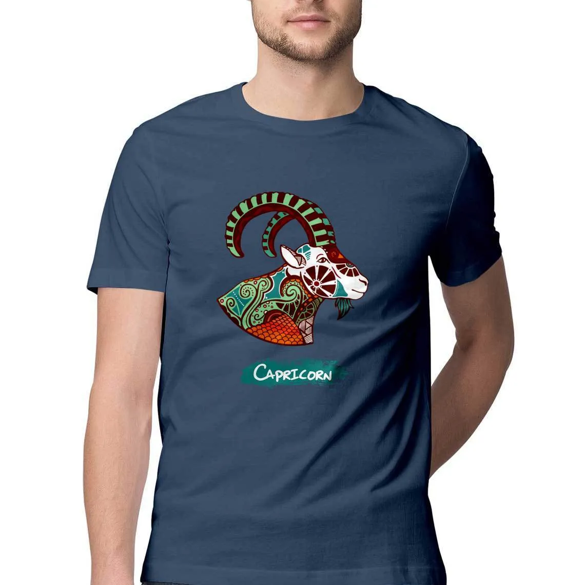 Capricorn round Neck T-Shirts