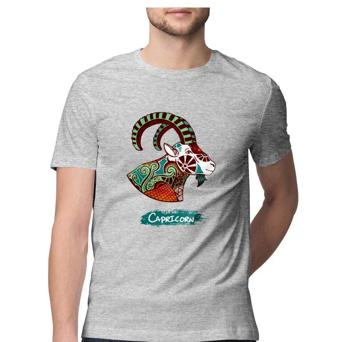 Capricorn round Neck T-Shirts