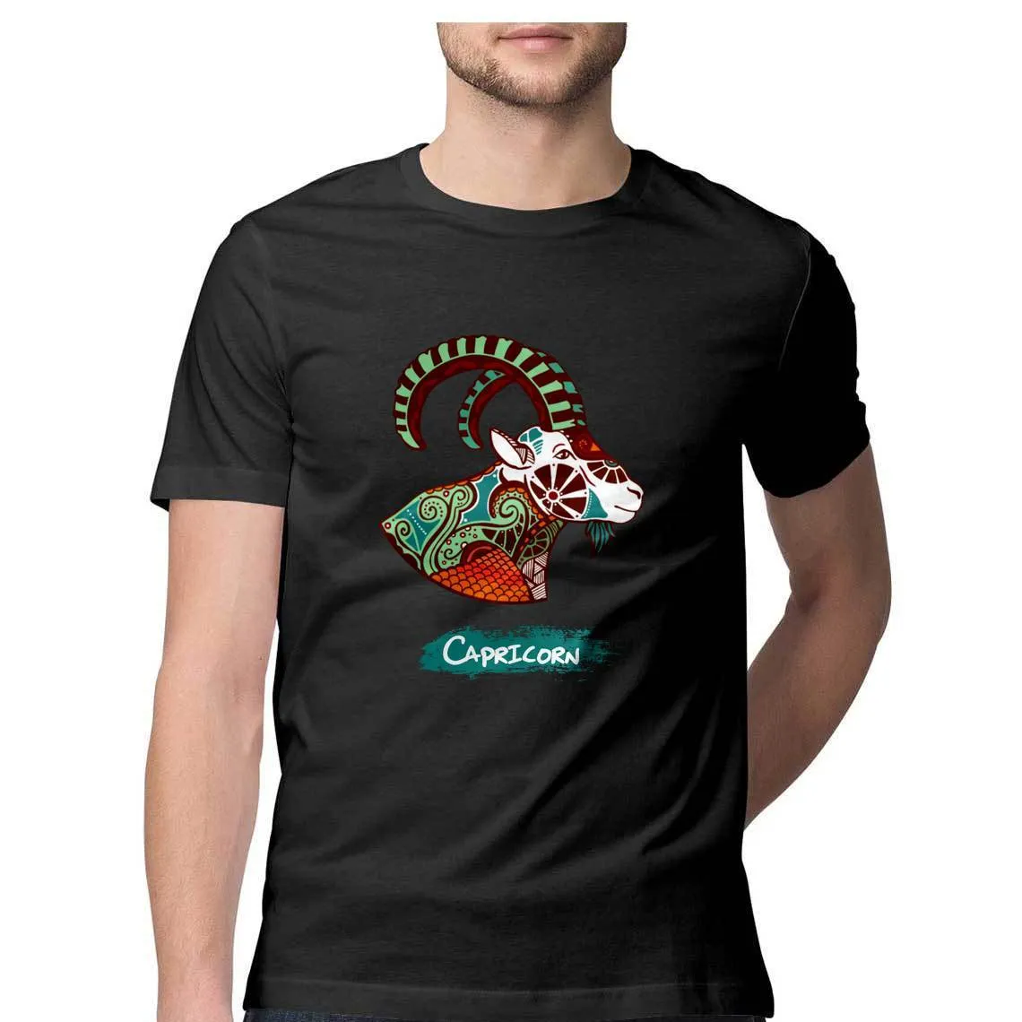 Capricorn round Neck T-Shirts