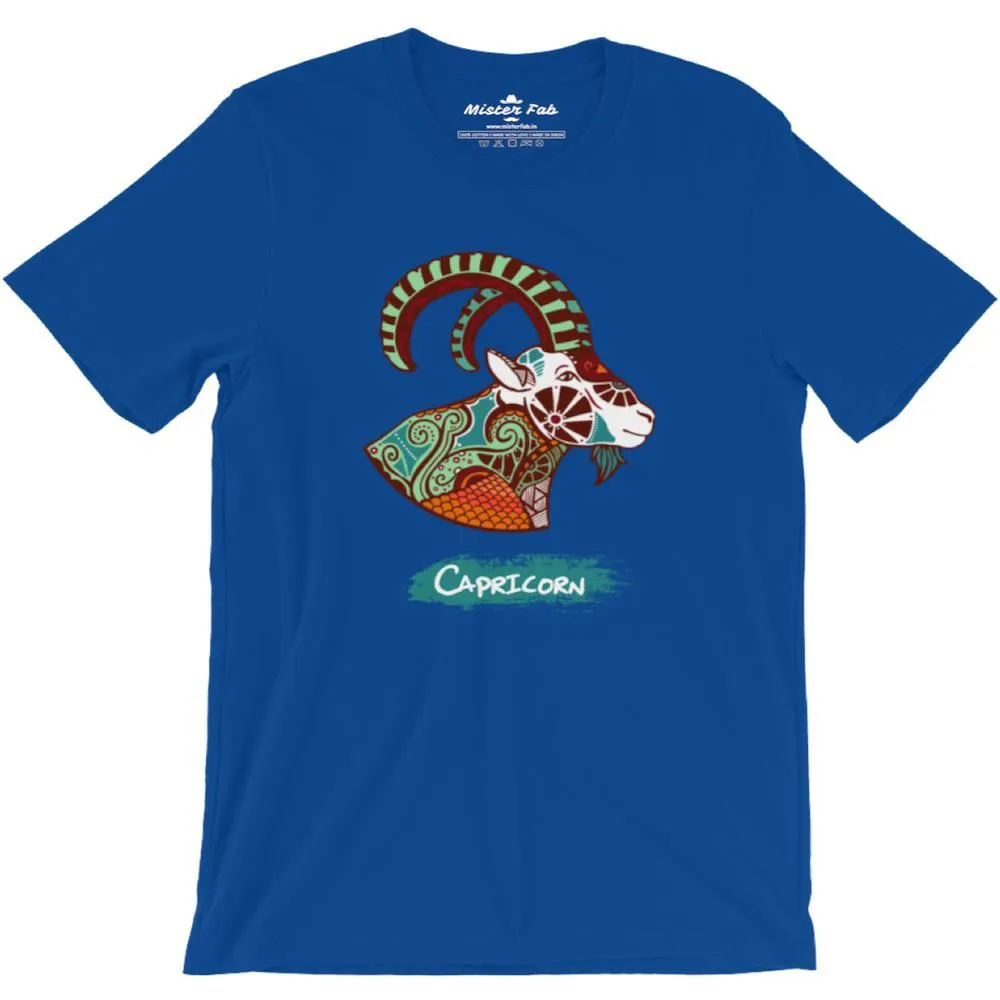 Capricorn round Neck T-Shirts