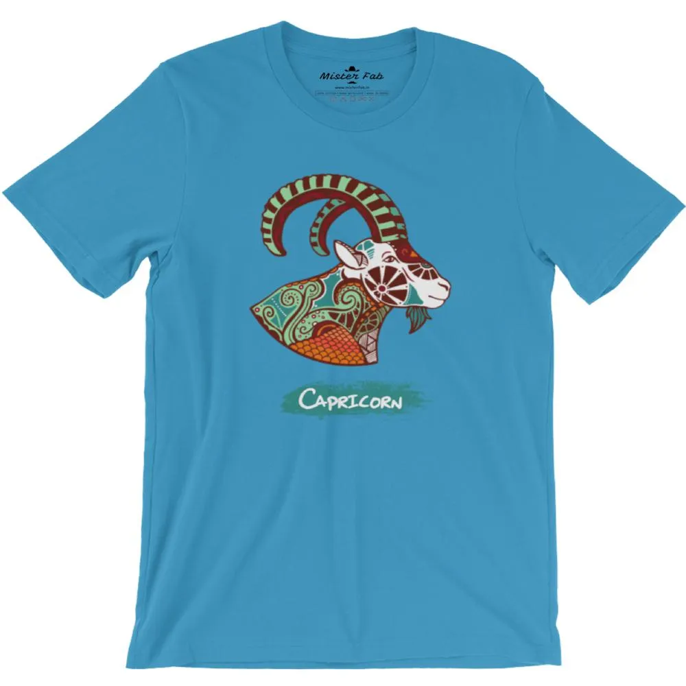 Capricorn round Neck T-Shirts