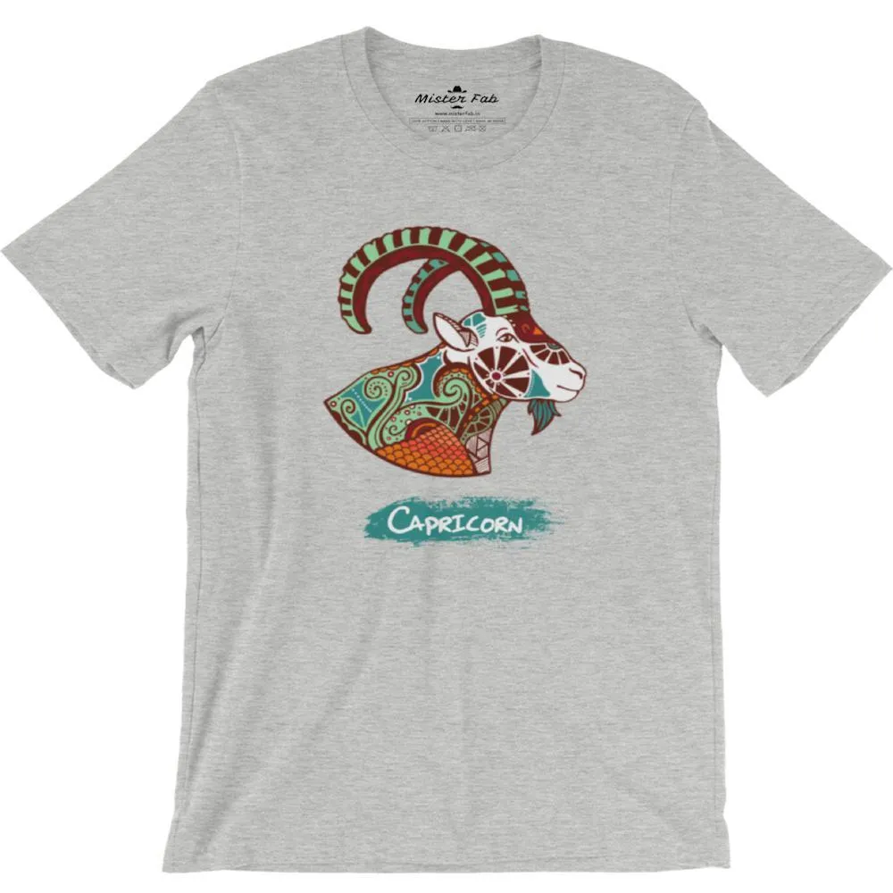 Capricorn round Neck T-Shirts