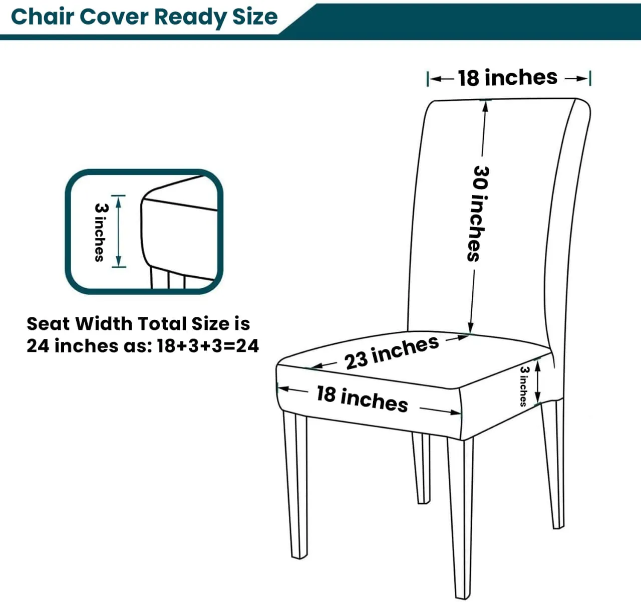 Coffee – Flexible Jersey Cotton Chair Covers