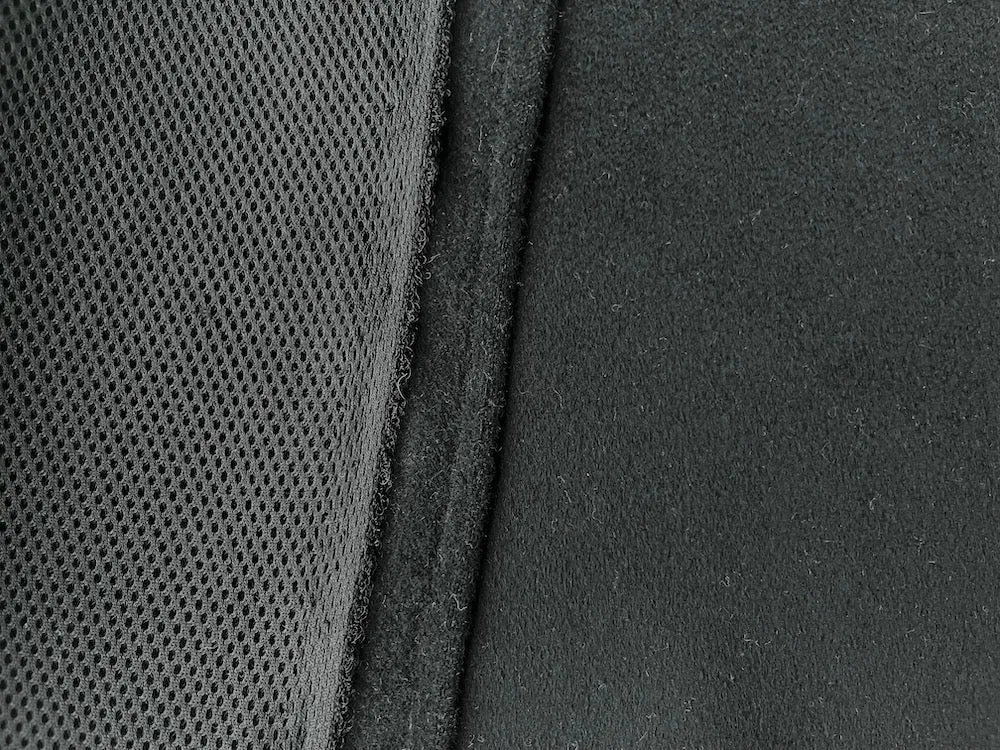 Double-Faced Scuba-Lined Black Cashmere Coating (Made in Italy)