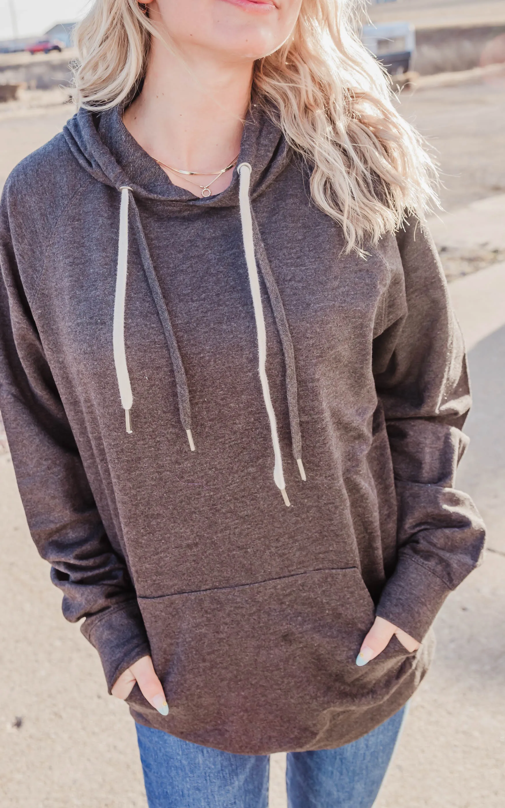 Double String Solid Hoodie - PREORDER