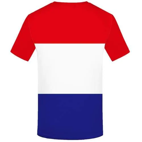 France T shirts Men Flag Tshirts Casual Colorful Tshirts Novelty Gothic Tshirt Anime Harajuku T-shirts 3d Short Sleeve T shirts