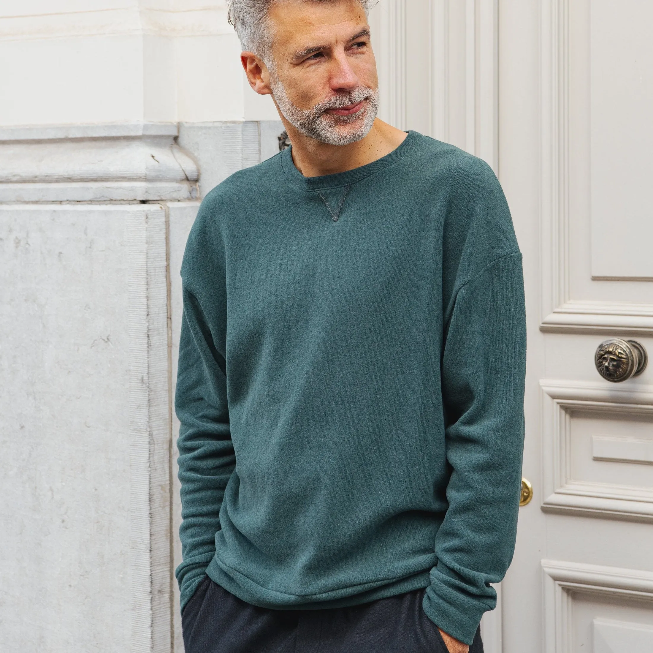 LAST ONE in L - Cedrico Sweater - Green