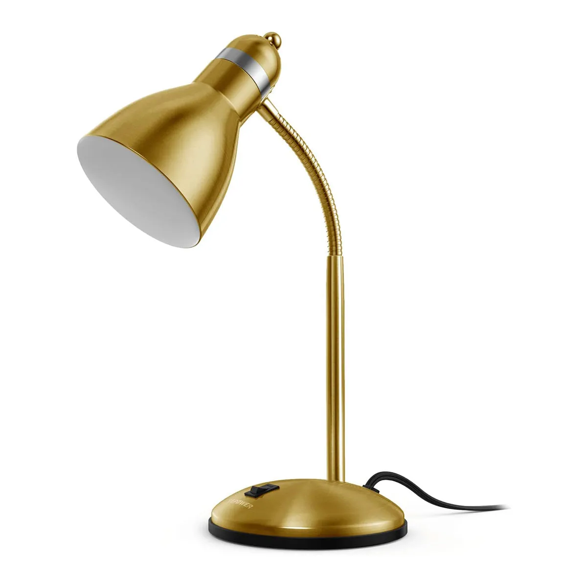 Lepower-tec Flexible Gooseneck Metal Desk Lamp Directional Table Lamp