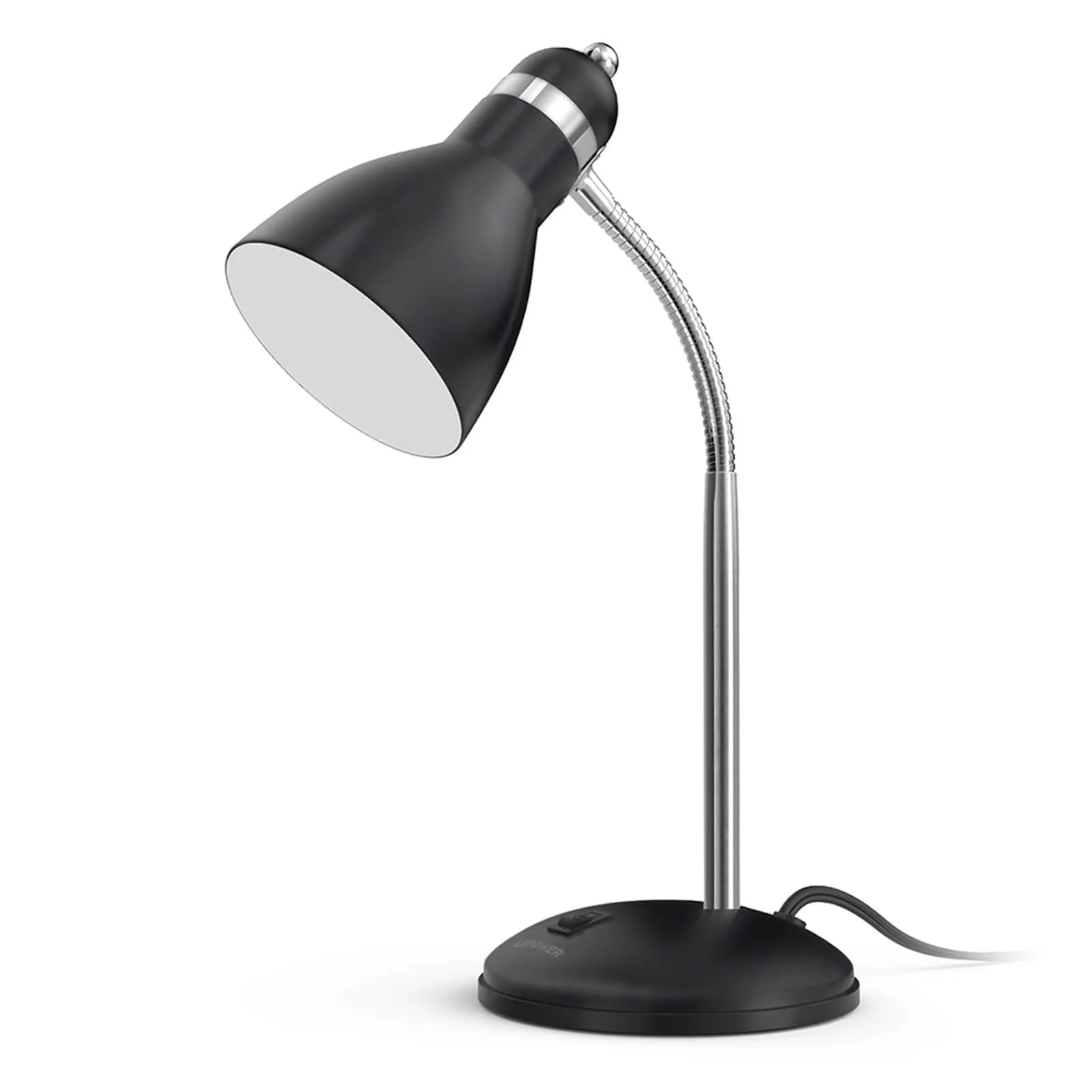 Lepower-tec Flexible Gooseneck Metal Desk Lamp Directional Table Lamp