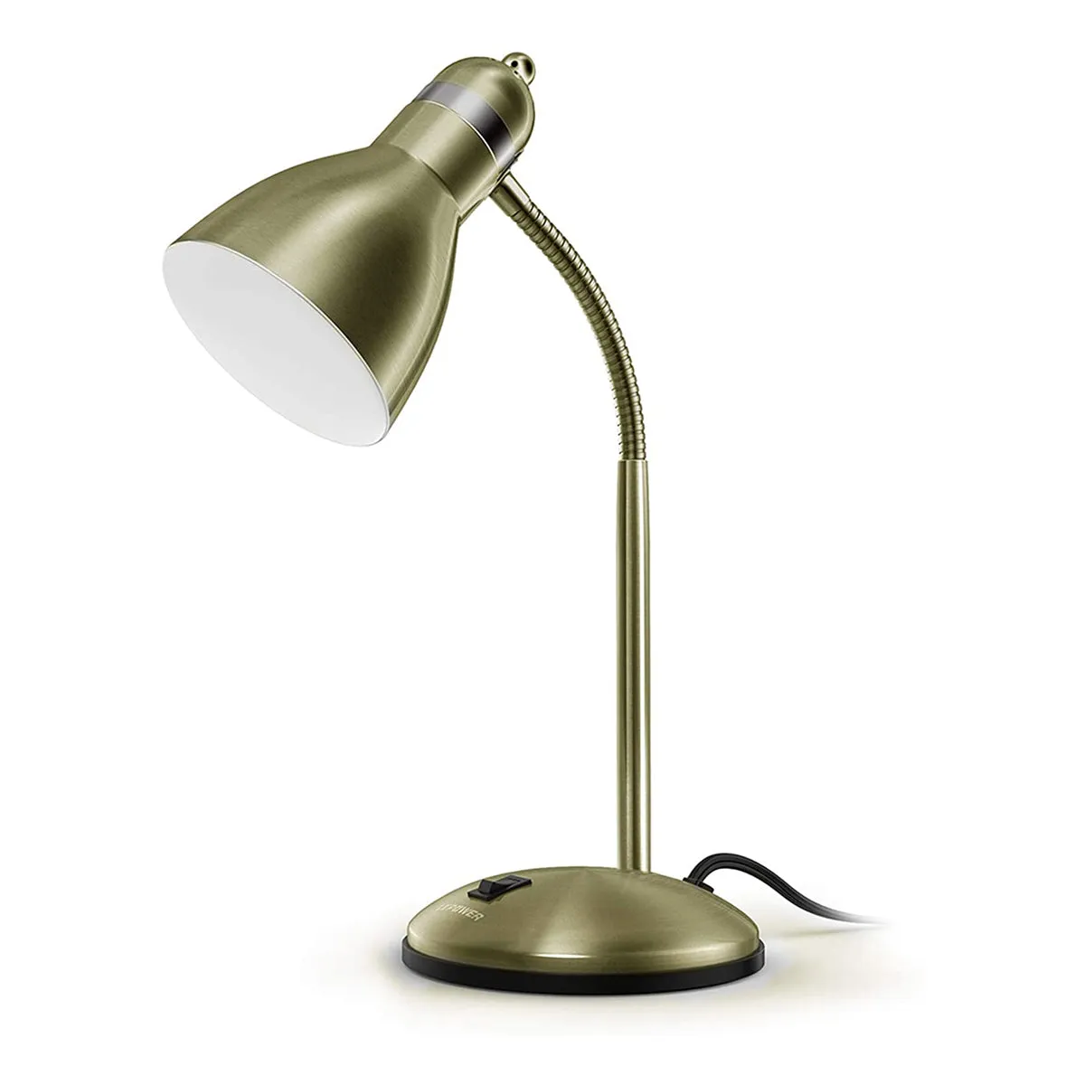 Lepower-tec Flexible Gooseneck Metal Desk Lamp Directional Table Lamp