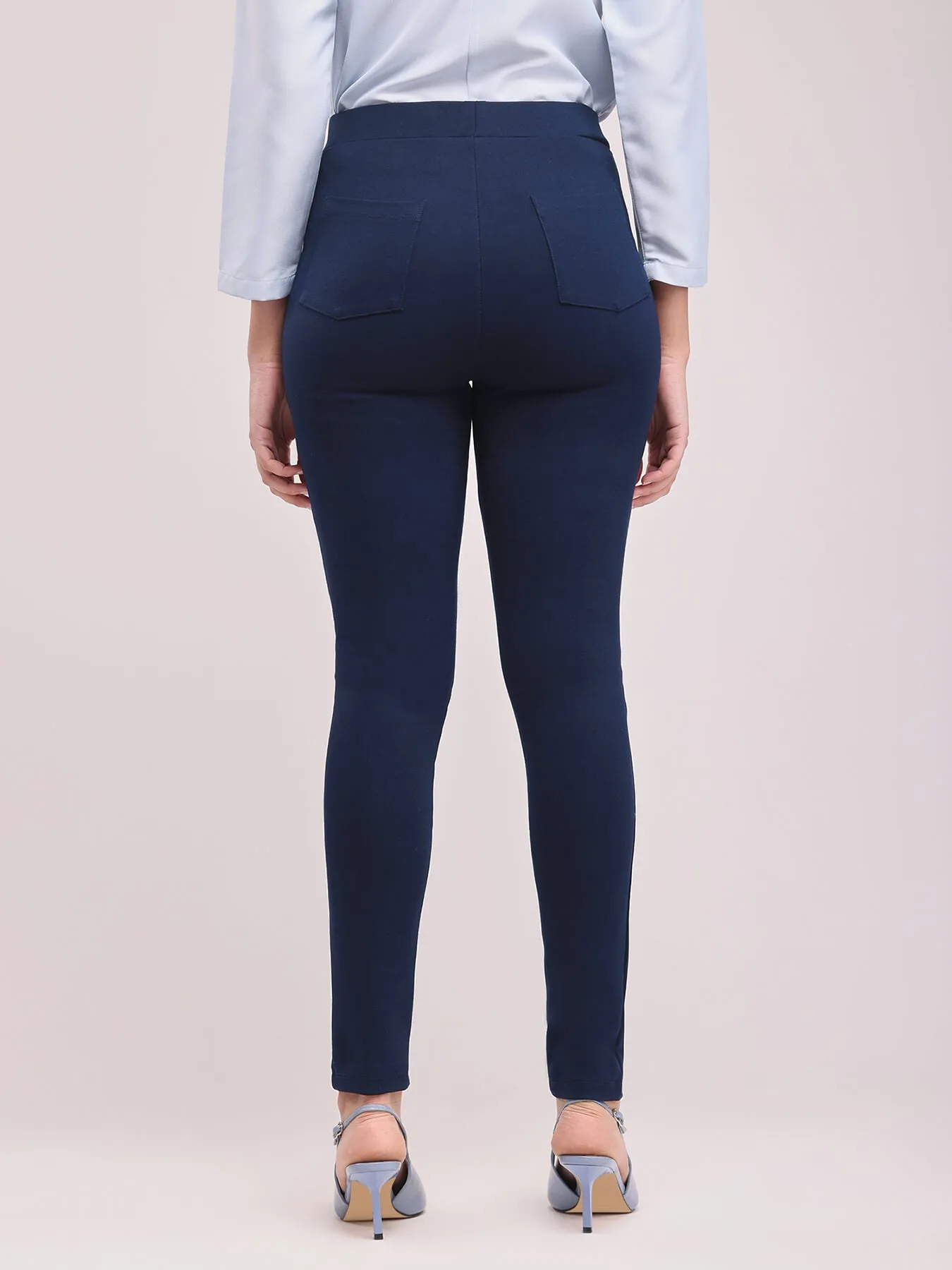 LivIn Skinny Pants - Navy