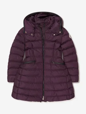 Moncler Enfant Girls Down Padded Charpal Long Coat