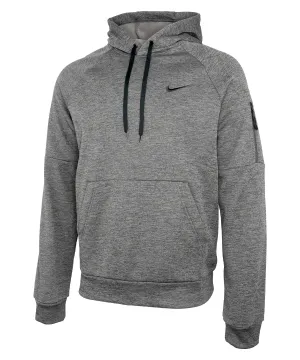 Nike mens pullover fitness hoodie | Dark Grey Heather/Particle Grey/ Black