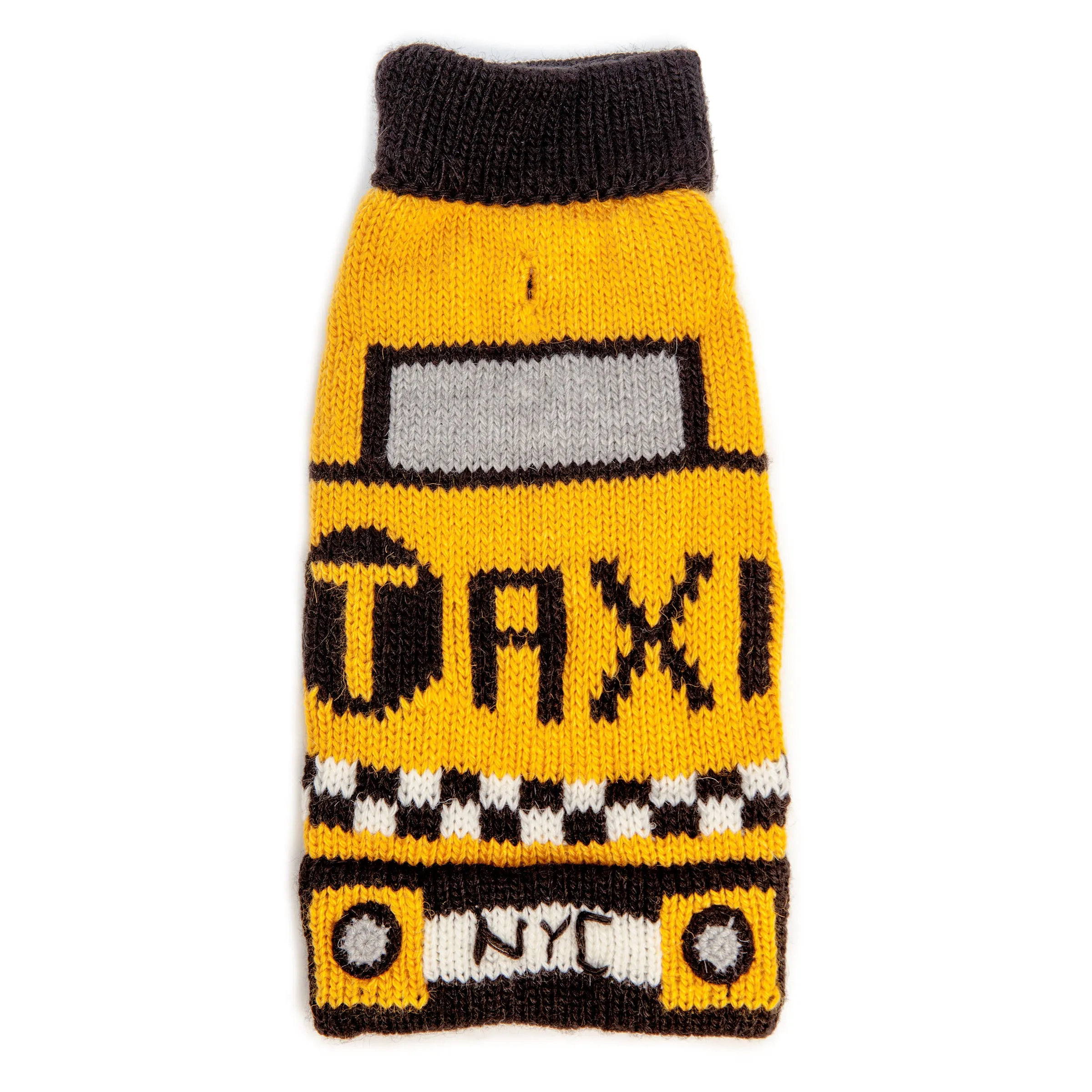 NYC Taxi Handknit Dog Sweater (Dog & Co. Exclusive)