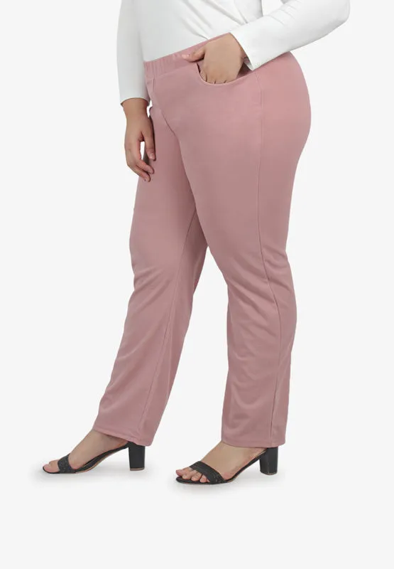 Parker Stretch Work Pants - Soft Pink