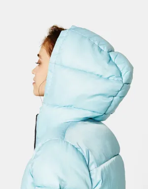 Puffer jacket with hood