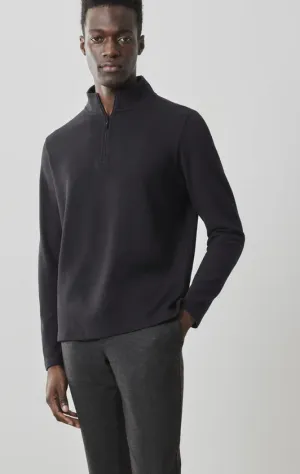 Robert Barakett Karuna Long-Sleeve Half Zip | Black