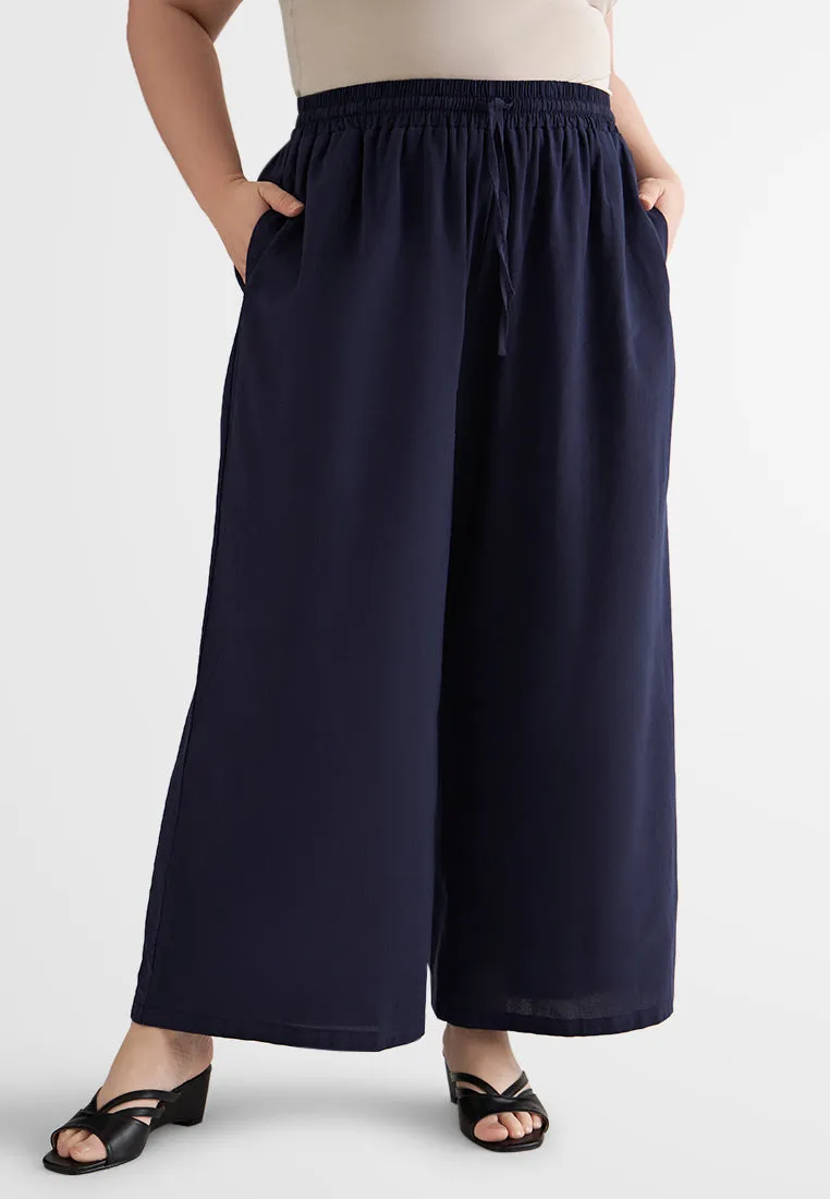 Sahana Straight Cut Flowy Wide Pants