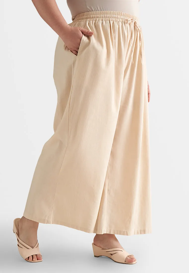 Sahana Straight Cut Flowy Wide Pants