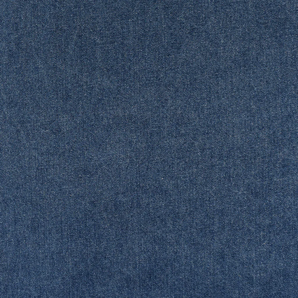 Soft Mid Weight Denim Washed Indigo - 10 oz