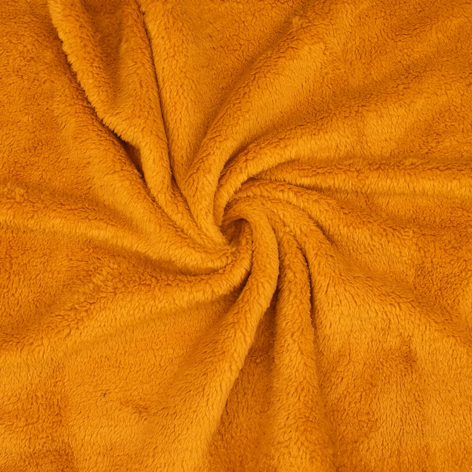 Solid Sherpa Fleece - CUDDLE - 021 - Ochre