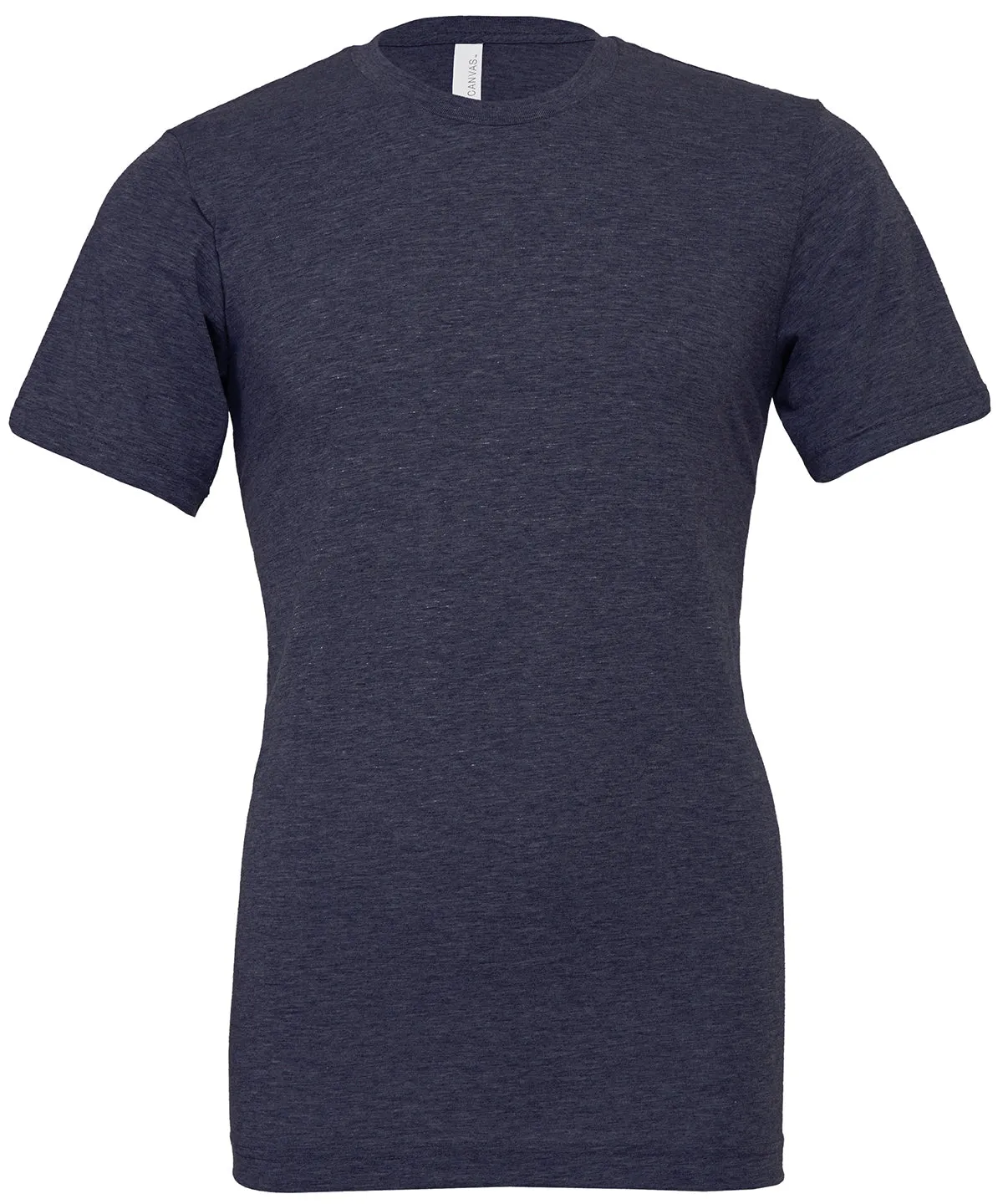 Unisex heather CVC short sleeve t-shirt | Heather Midnight Navy