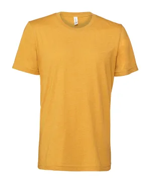 Unisex heather CVC short sleeve t-shirt | Heather Mustard