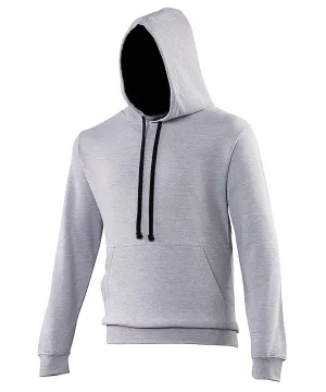 Varsity hoodie | Heather Grey/French Navy