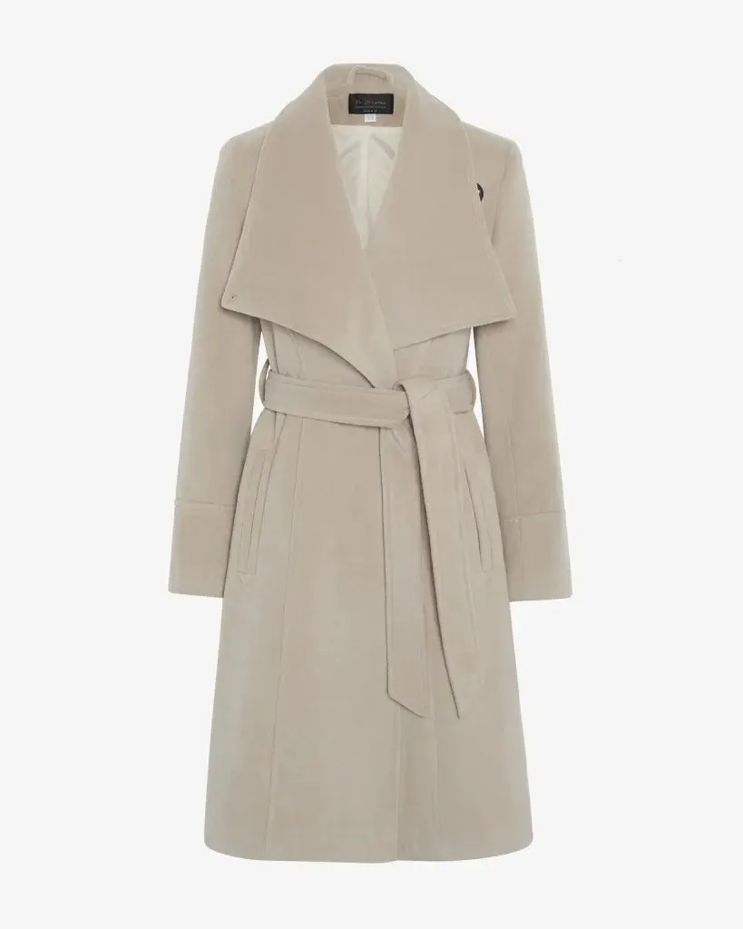 Waterfall Lapel Double Breasted Duster Coat