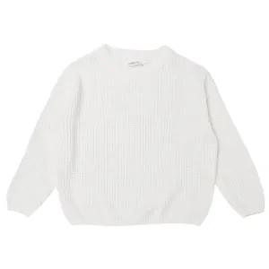 White Knitted Sweater