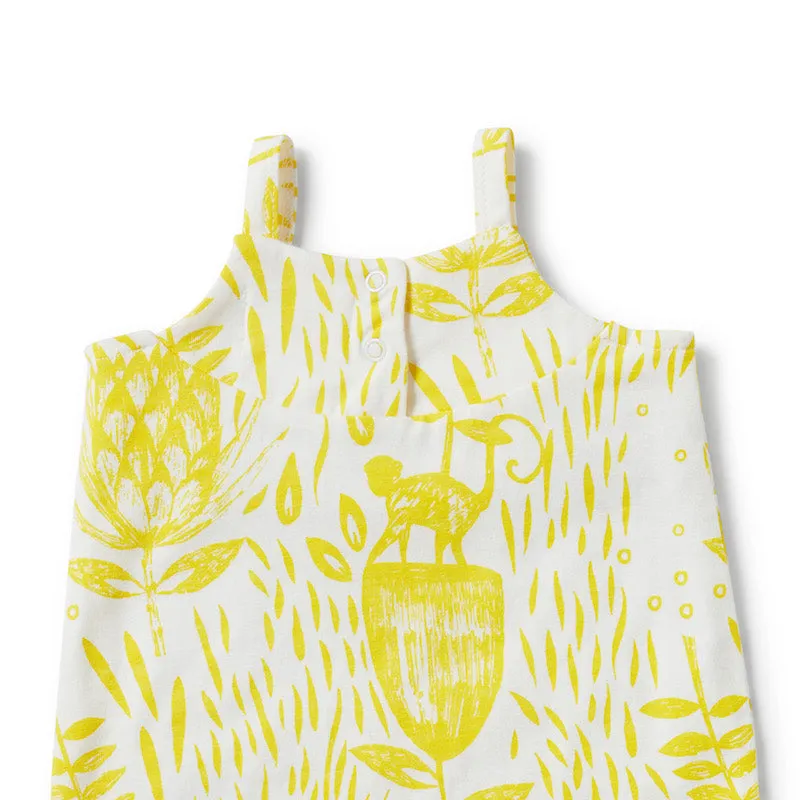 Wilson & Frenchy Mellow Yellow Ruffle All-in-One