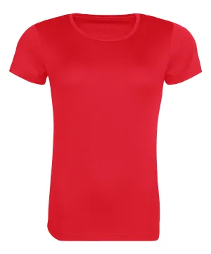 Womens recycled cool T | Fire Red