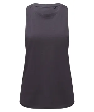 Womens TriDri® organic tank top | Charcoal