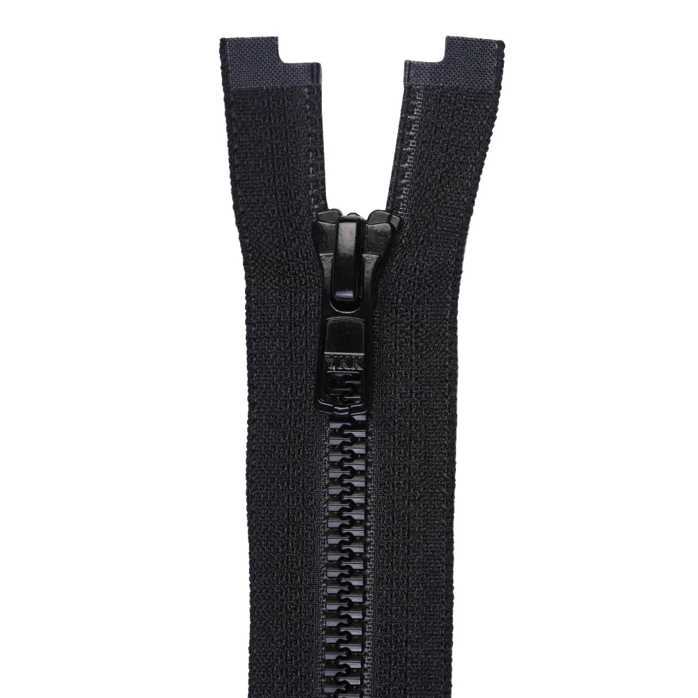 YKK- #5 Classic Black Vislon YKK Zipper for Jackets