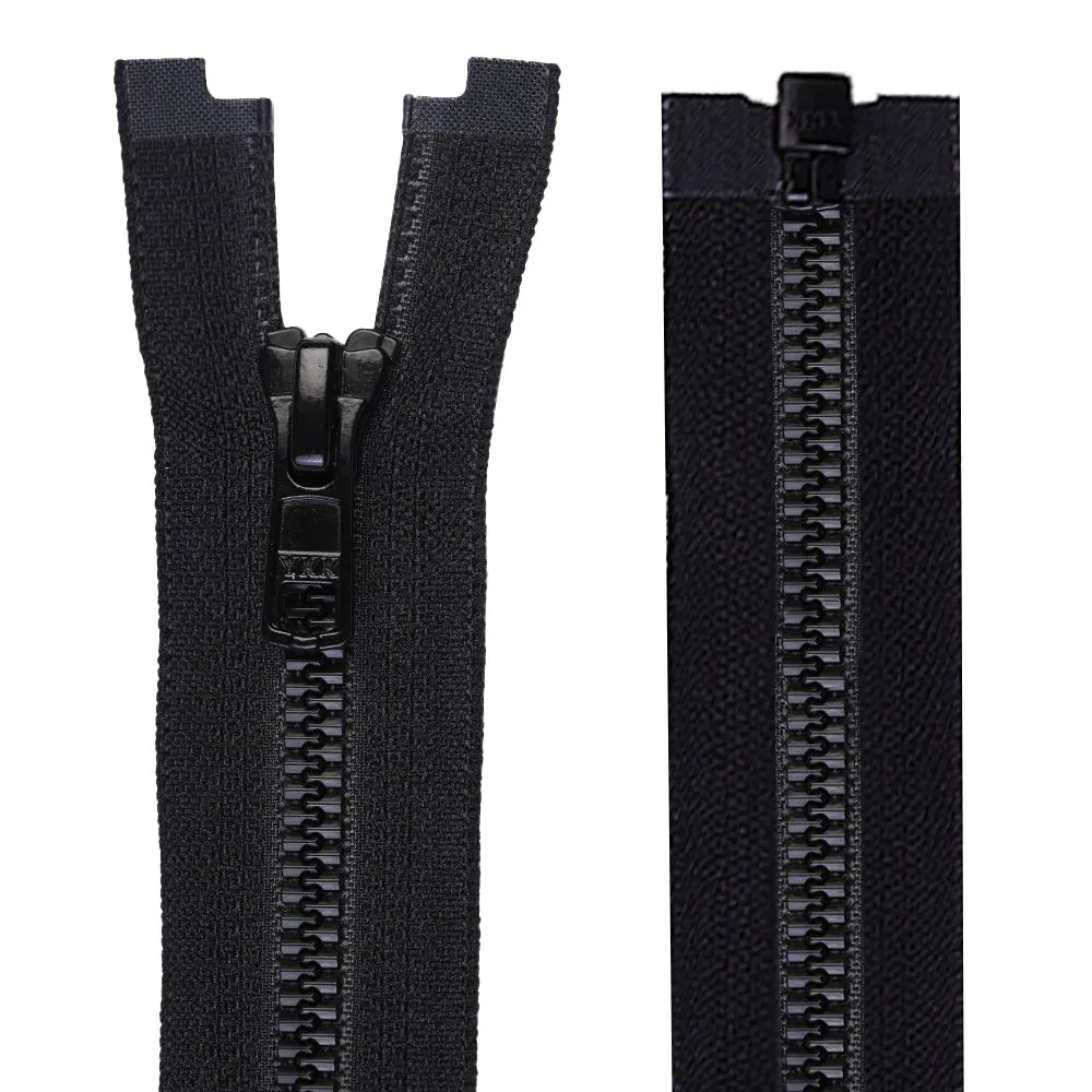 YKK- #5 Classic Black Vislon YKK Zipper for Jackets