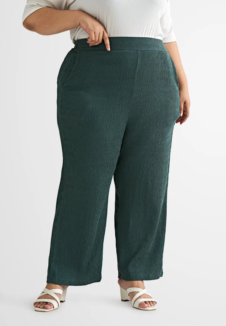 Zuri Textured Wide Leg Pants