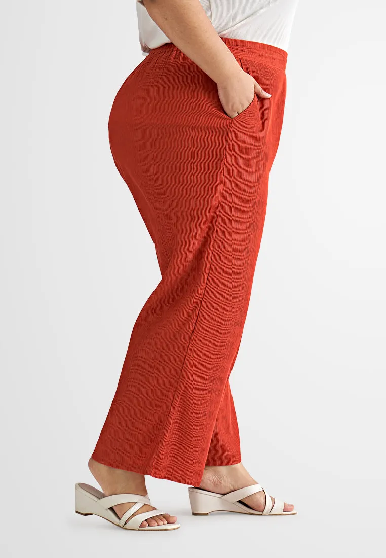 Zuri Textured Wide Leg Pants